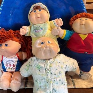 Set of 4 vintage Cabbage Patch